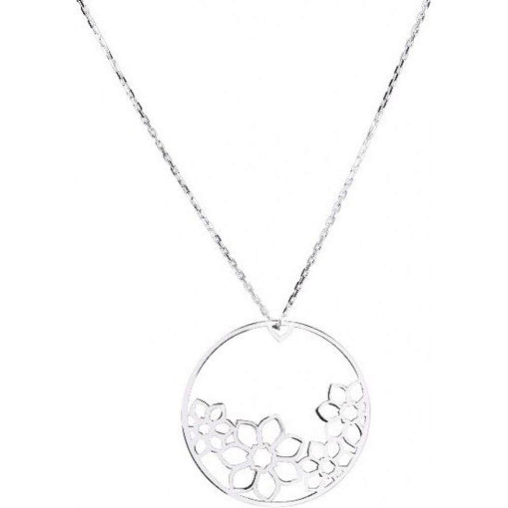 FlowerPower Sterling Silver Earring & Necklace Set
